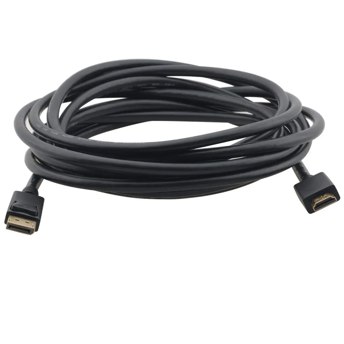 Kramer Electronics 3' DisplayPort (M) to HDMI (M) Signal Cable - Digital Connection Accessories with Male Plugs for Computers & Office Desktop Laptop Components