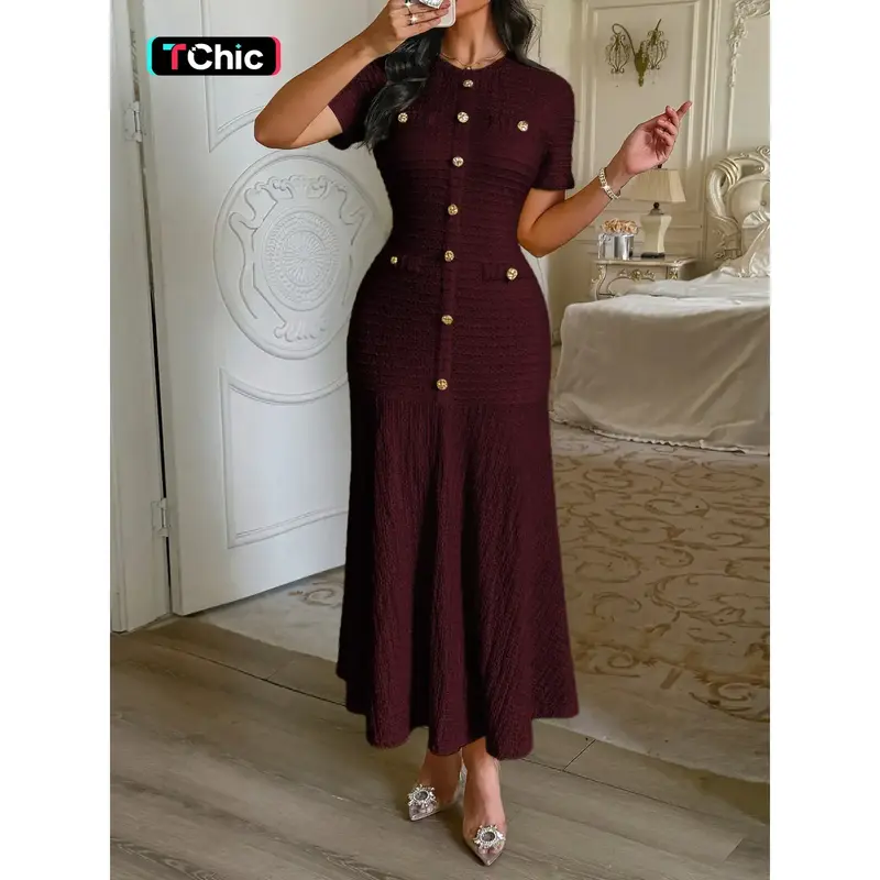 lioness brown tie dress Lioness Tie The Knot Dress in Bronze – Hey Sara main image 1