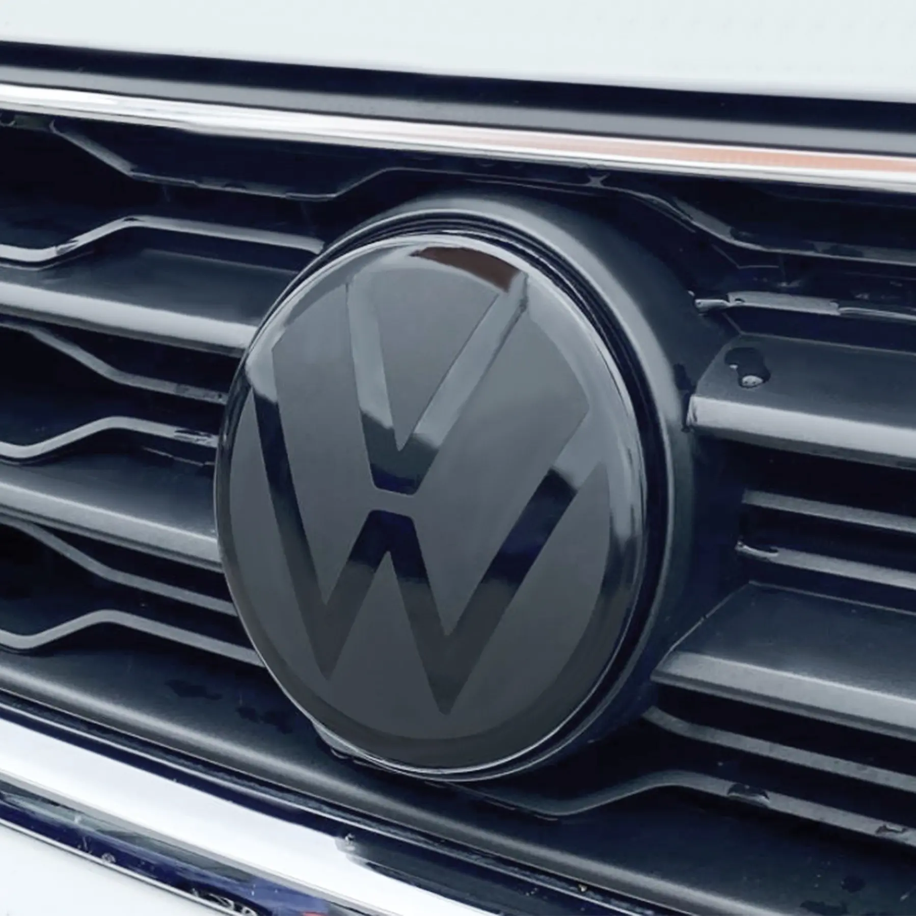 1/2pcs Car Front Radiator Grille Badge Decor Cover Rear Trunk Lid Emblem Sticker For Volkswagen VW PASSAT CC 2021 - 2023 Automotive Decals Car Stickers