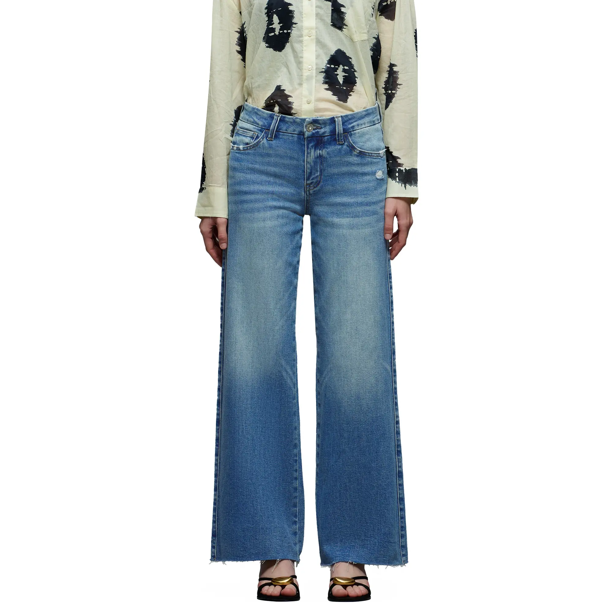 TIMELESS RIPPLES-Mid Blue