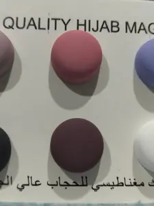 Hijab Magnetic Buckle Set, 6 Pairs for Hijab and Shawl, No Sewing Required, Multifunctional Muslim Modesty Clothing Accessory, Modern