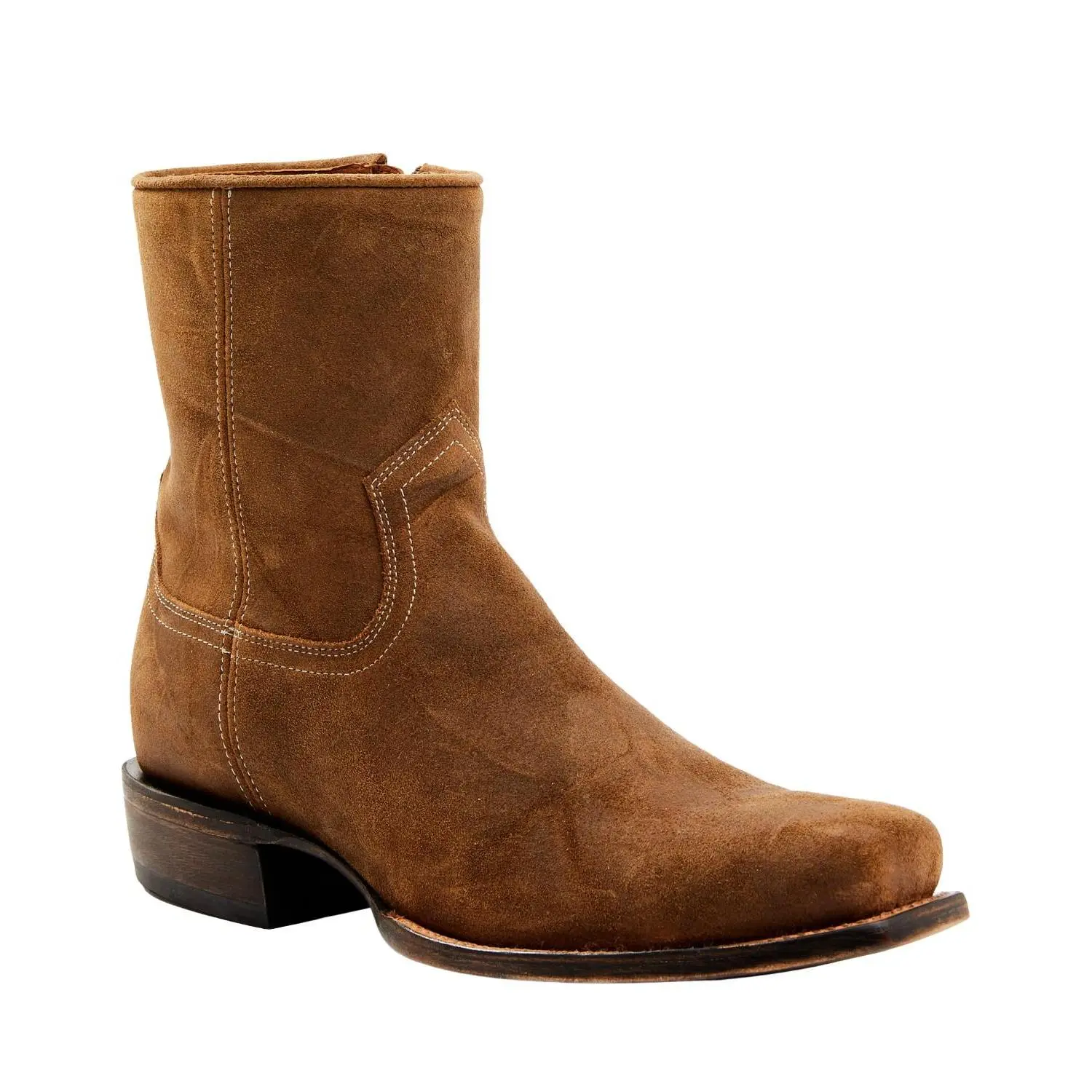 Moonshine Spirit Men's Pancho Roughout Western Boot Square Toe - Rc1075-1