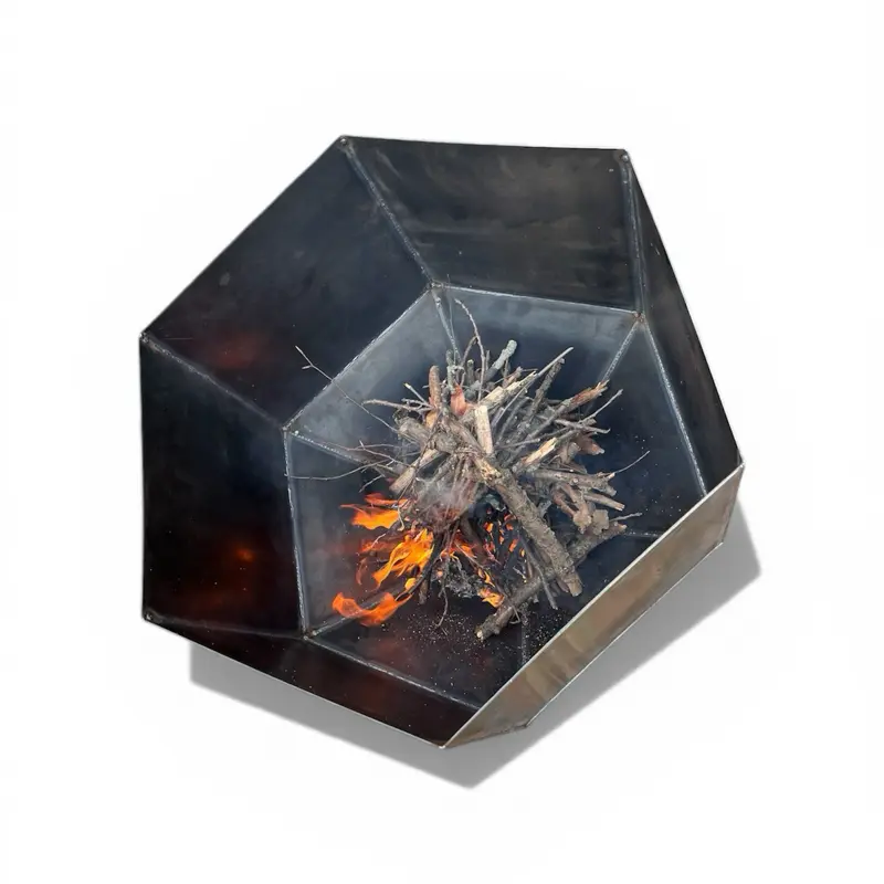 Weld-It-Yourself Fire Pit Kit Pre-Cut Materials Step-by-Step Instructions for Beginner Welders