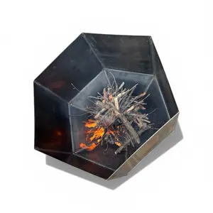 Weld-It-Yourself Fire Pit Kit Pre-Cut Materials Step-by-Step Instructions for Beginner Welders