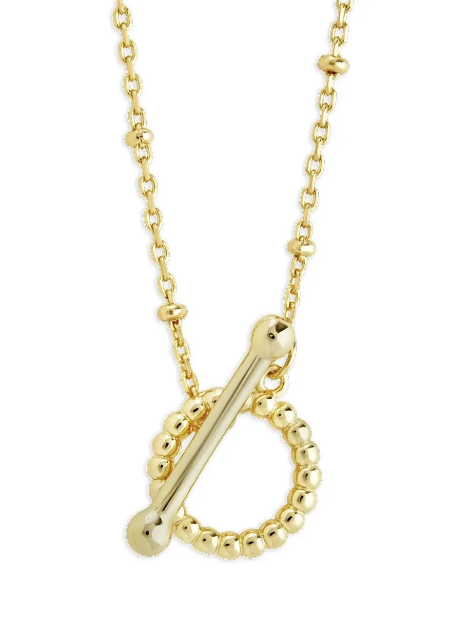 Mini Toggle Bar Pendant Necklace