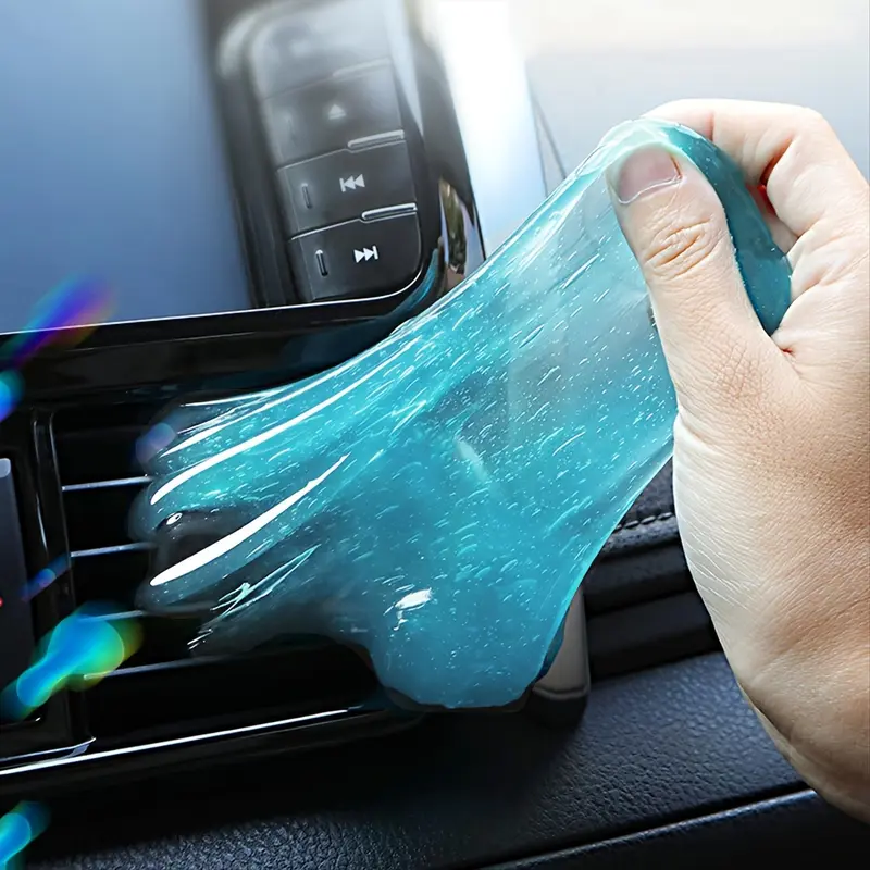 Car Air Outlet Cleaning Gel, 1 Piece Car Interior Keyboard Cleaning Tool, Home Care Supplies, Car Cleaning Agent, Interior Car Cleaner, Automobile Cleaner