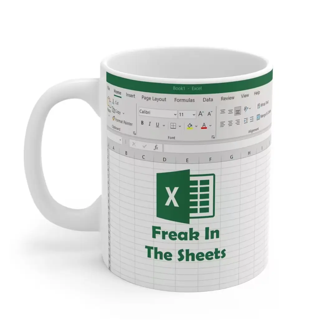 Freak In The Sheets, Excel Mug, Funny Mug, Office Humor, Gift for Coworker, Gift For Boss, The Office, Dunder Mifflin