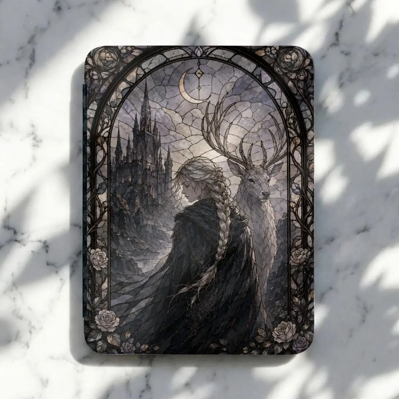 Throne of Glass Kindle Case Paperwhite Romantasy Book Lovers Gift Sarah J Maas Booktok Bookish Merch Aelin Galathynius Fan Deer Art