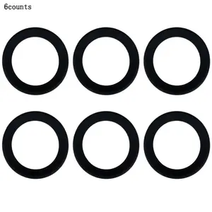 Silicone Saxophone Mute Ring, 6 Counts/set Saxophone Mute Ring, Musical Instrument Accessories for Saxophone, Music Accessories
