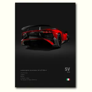 Lamborghini Aventador SV - POSTER NO FRAME