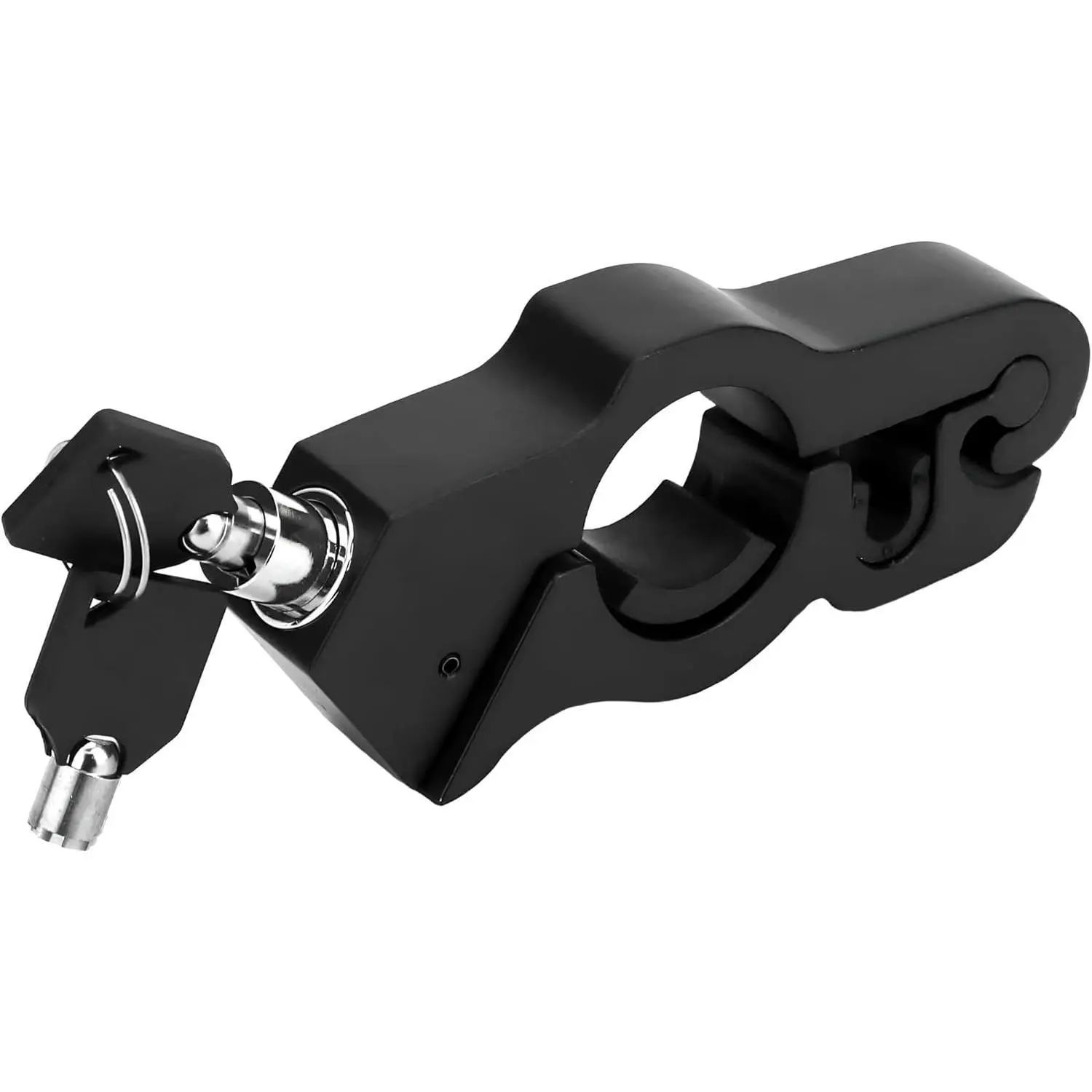 Motorcycle Handlebar Lock Heavy Duty Anti-Theft Locking Device Ultimate Security Grip & Throttle Lock for Scooters, ATVs, Electric Bikes, Black
