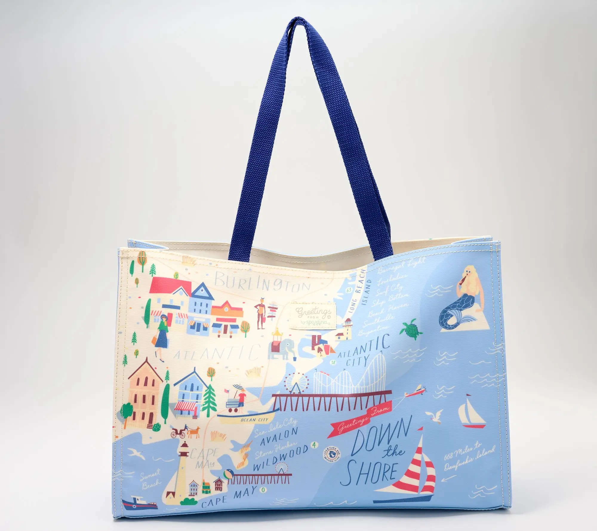 Spartina 449 "Greetings From" Market Tote