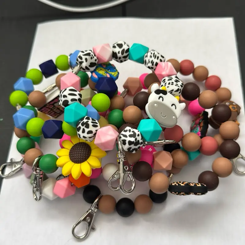 Keychain non stretching rings