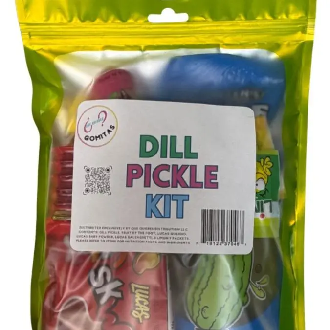 QQD  Pickle Kit 1 Bag - Snack Gift Tangy Pickle Kit