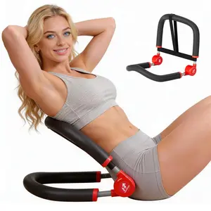 HOPHORSE Sit-Up Machine, Ab Crunch Roll-Up Trainer Core max, Portable Abdominal Core Equipment for Home Gym