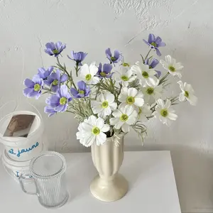 Artificial flowers in various styles: mulberry flowers, chrysanthemums, Persian daisies, bouquets, decorative arrangements, silk flowers, photo props