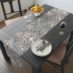 Boho Chic Table Runner - Ethnic Patterns for Dining Decor, Ideal for Holidays, Parties, or Everyday Use, Perfect Gift Idea
