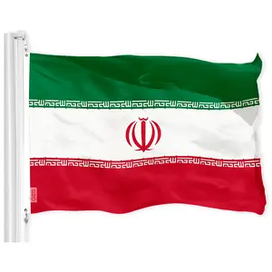 Iran (Iranian) Flag 150D Printed Polyester 3x5 Ft