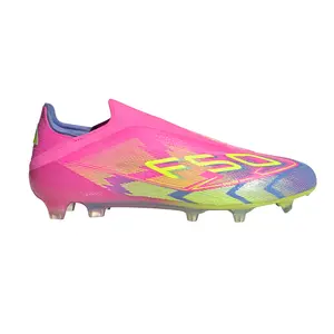adidas Mens F50 Elite Laceless Firm Ground Soccer Cleats - Pink adidas Mens F50 Elite Laceless Firm Ground Soccer Cleats - Pink