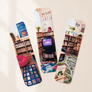 90s Nostalgia Kid’s Library Reading Bookmarks - Set of 3 | 2"x7.5" Matte Cardstock, Tassels Included