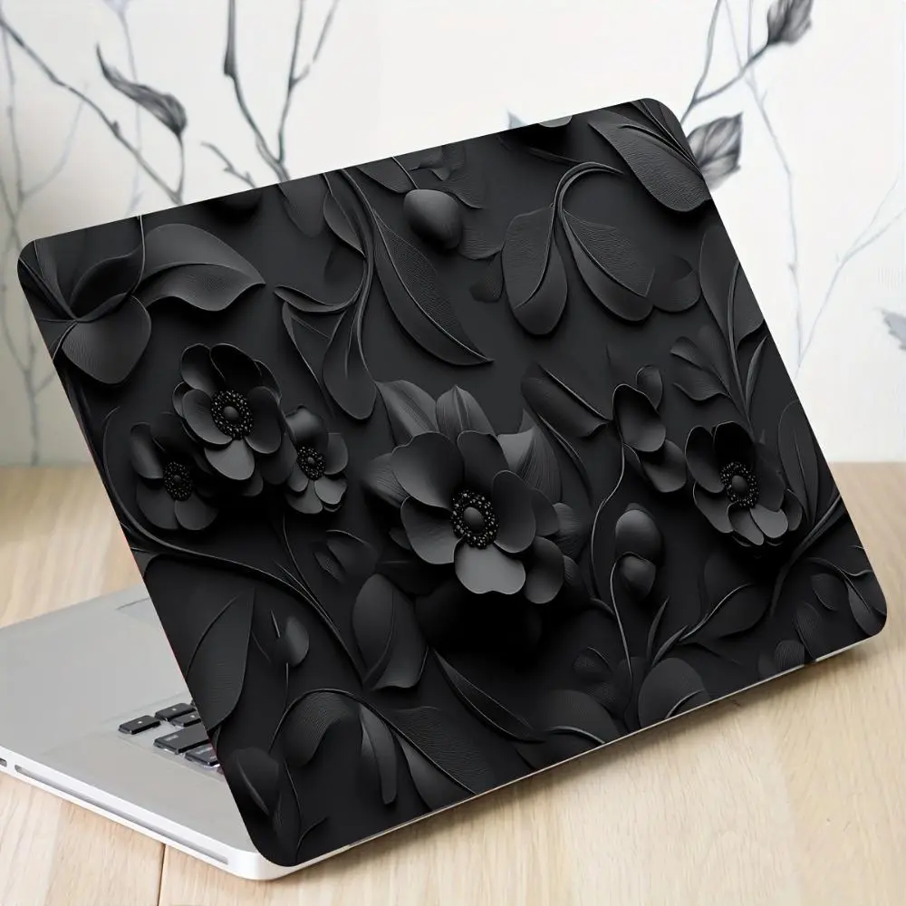 Flower Pattern Laptop Case, Waterproof & Anti-scratch Laptop Skin Sticker, Universal Laptop Art Sticker, Laptop Accessories for Women & Men, Laptop Casing, Decorative Cover