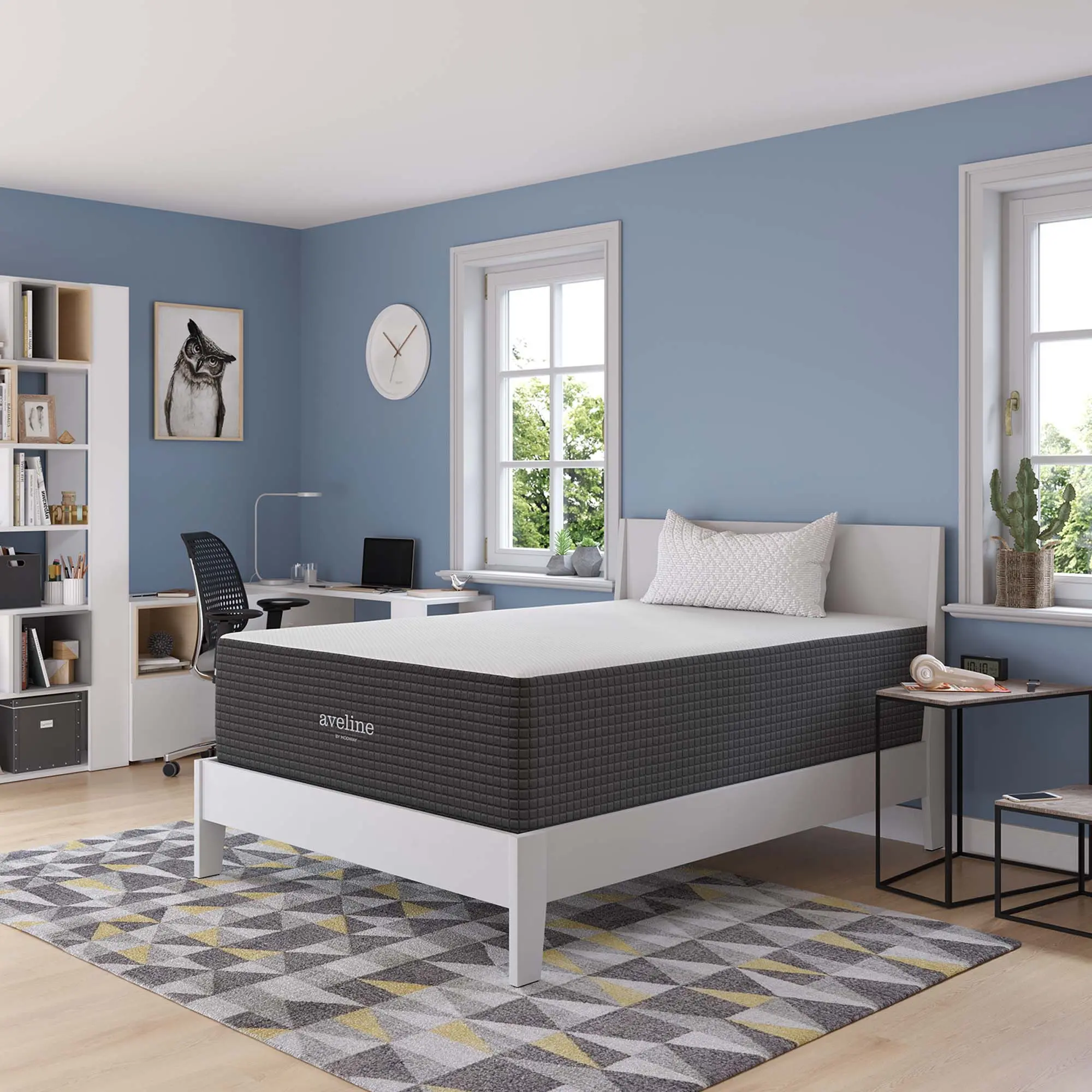 Aveline 16" Memory Foam Full Mattress in White