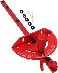 Table Saw Miter Gauge Works w/Table Saws, Router Table, Band Saw (Red)