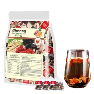 FANDAO Natural Ginseng For Mulberry Herbal Tea Six Treasures Blend Kidney Cleanse Detox Bags For Men Women Health Preservation
