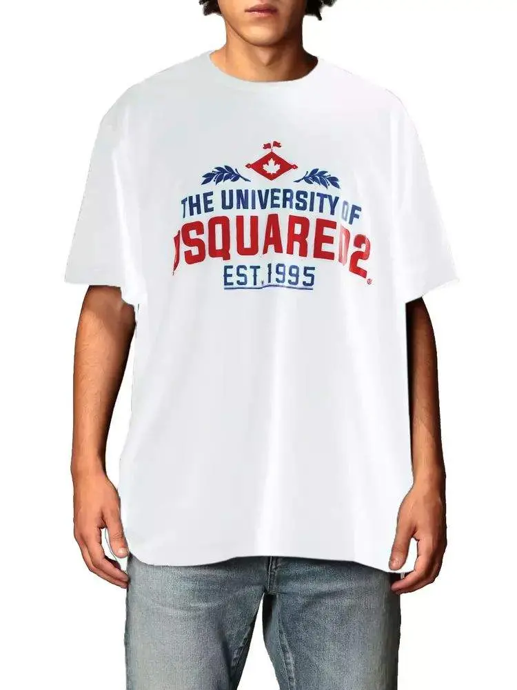 Dsquared² White Cotton T-Shirt