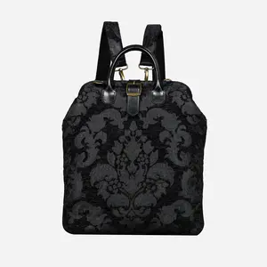 Victorian Blossom Black/Black Carpet Laptop Backpack