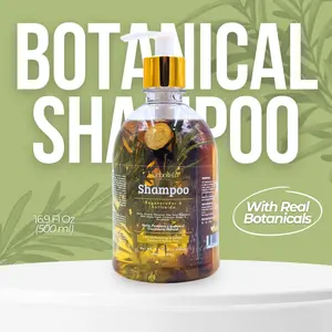 HERBALISTA Viral New Herbal Shampoo 500ml (16.9 fl oz) - With Real Rosemary, Cinnamon, Anise, Clove, Aloe, Ginger, & Eucalyptus - Fortalece, Regenera, Acelera Crecimiento – 100% Natural & Handcrafted