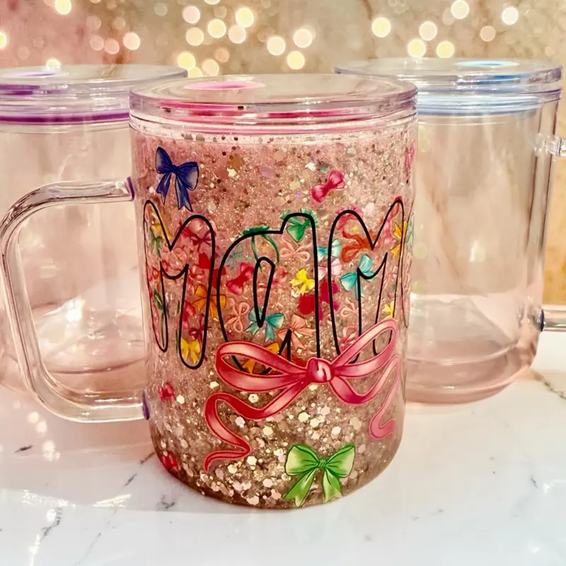 17 ounce Plastic Colored Mug