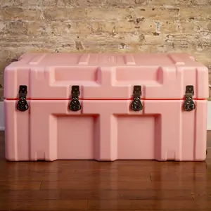 The Iron Brick Trunk - STRONGEST College Trunk (Made in USA) - Rose Quartz