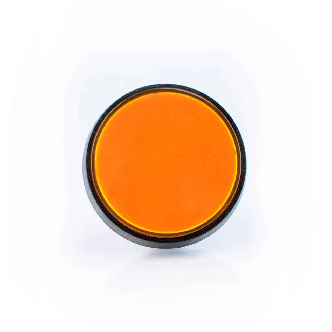 Large Orange Plastic Mechanical Push Button