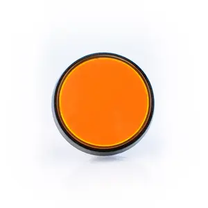 Large Orange Plastic Mechanical Push Button