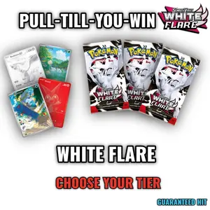 PULL-TILL-YOU-WIN - WHITE FLARE Booster Packs