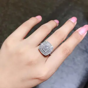 Moissanite Elegant Trendy Ring Birthday Gift Anniversary Date New Release