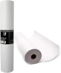 White  Butcher Paper Roll for  - Unwaxed & Uncoated - 17.25 Inch by 175