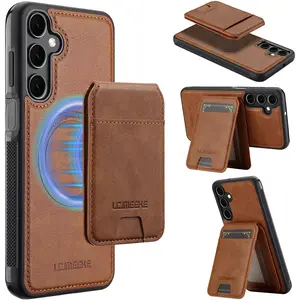 Detachable Leather Case For Samsung Galaxy S26 S25 Ultra S24 Plus S22 S21 FE A55 A35 A16 A36 A56 A15 A14 Card Wallet Phone Bag Accessories