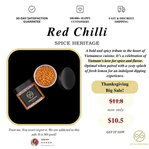 Red Chilli Flavored Dipping Salts