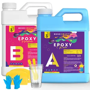 Epoxy Resin Kit 16OZ Crystal Clear Food Safe for Art Jewelry DIY Rhinestone Charms Bubble Free Self Leveling Fast Curing 1:1 Ratio - Beaded Mesh