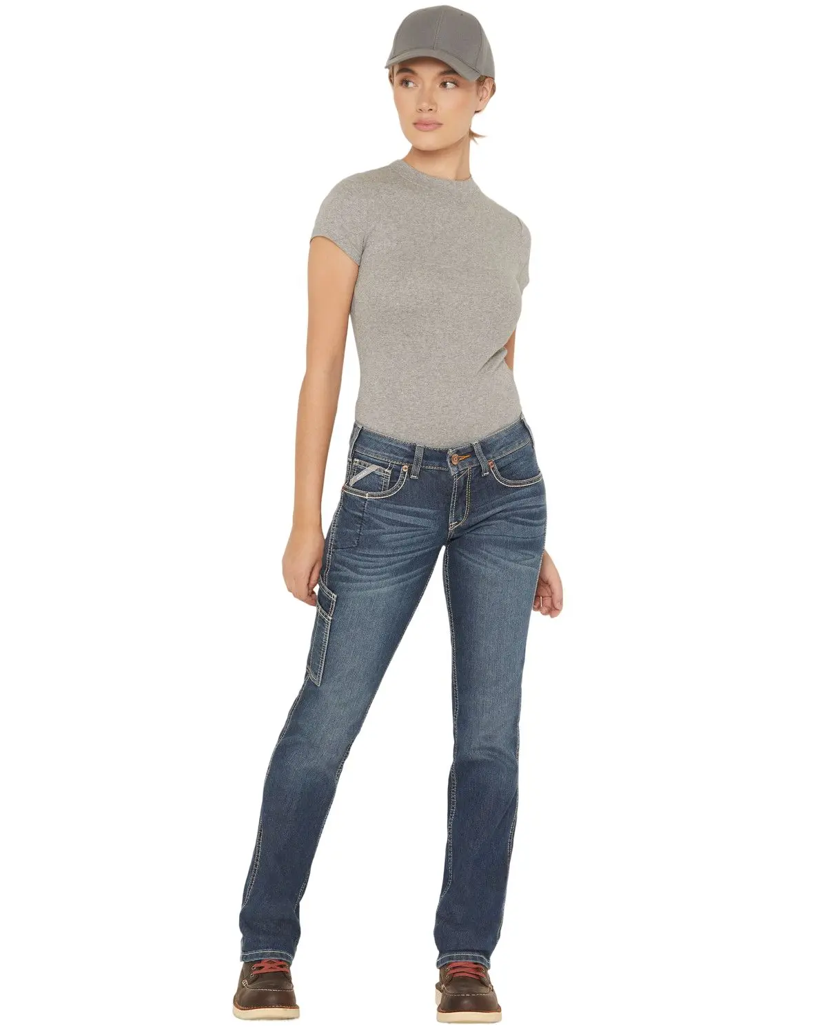 Ariat Women's Women'S Rebar Mid Rise Durastretch Nightride Riveter Work - 10032464