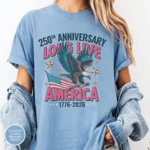 250th United States of America Semiquincentennial Anniversary Comfort Colors Shirt