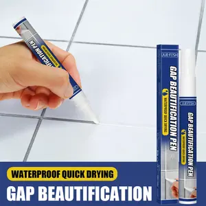 Summervibes JUE FISH Grout Pen - TileGap Repair Marker for Floor & Wall Cracks,Waterproof Tile Grout Filler for Bathroom,Kitchen, Living Room & Bedroom, WearResistant, Quick Dry, Long Lasting & EasyDIY Home Tile Restoration Repair