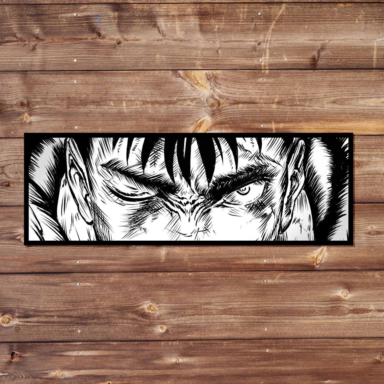 Guts Vinyl Sticker Pack - Handmade JDM Slapper Sticker for Waterproof Window, Laptop, Kindle, and Water Bottle