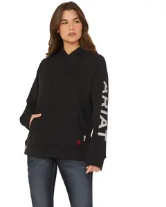 Ariat Women's Fr Primo Fleece Logo Hooded Sweatshirt - 10027793
