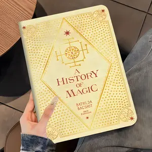 Vintage History Magic Book Design  iPad Case，Protective Cover iPad Book-Style Case for iPad Pro 2022 2021 2020 2019, Full Protection and Pen Slot for Office and School Use, Perfect Gift for Family and Friends