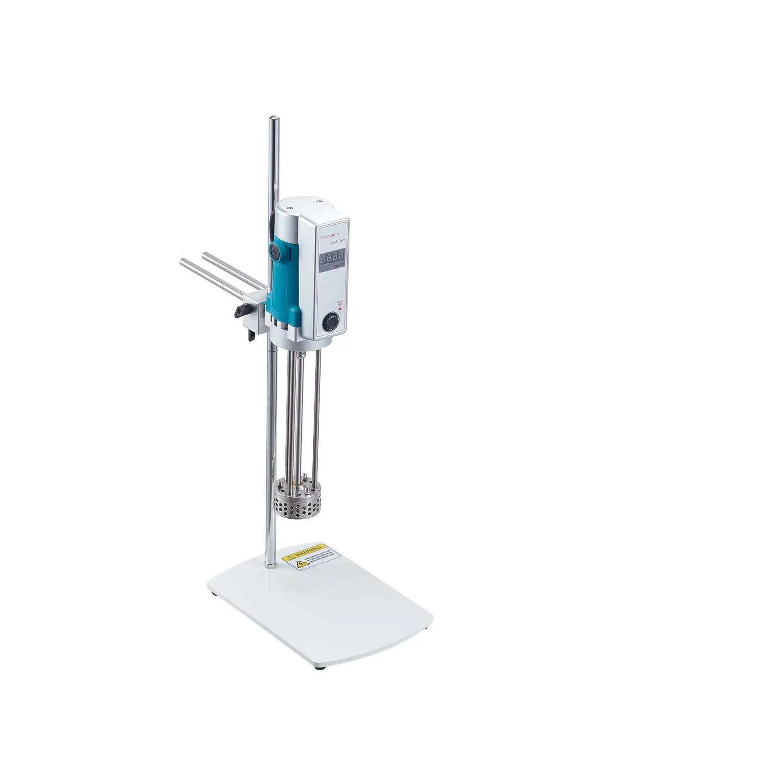 Homogenizer, 500 W Laboratory High Speed Dispersing Homogenizer, 200-11000 RPM High Shear Lab Mixer Emulsification Machine, Digital Display Blender, Stainless Steel, for Cosmetics/Food Industry