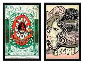 The Grateful Dead Concert Posters Highest Quality Framing