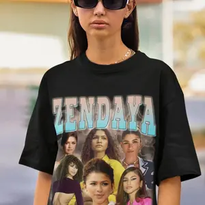 Zendaya Retro shirt, Zendaya Vintage print T-Shirt, Zendaya Unisex Clothing, Zendaya Summer Holiday days, Zendaya Crewneck Longsleeve